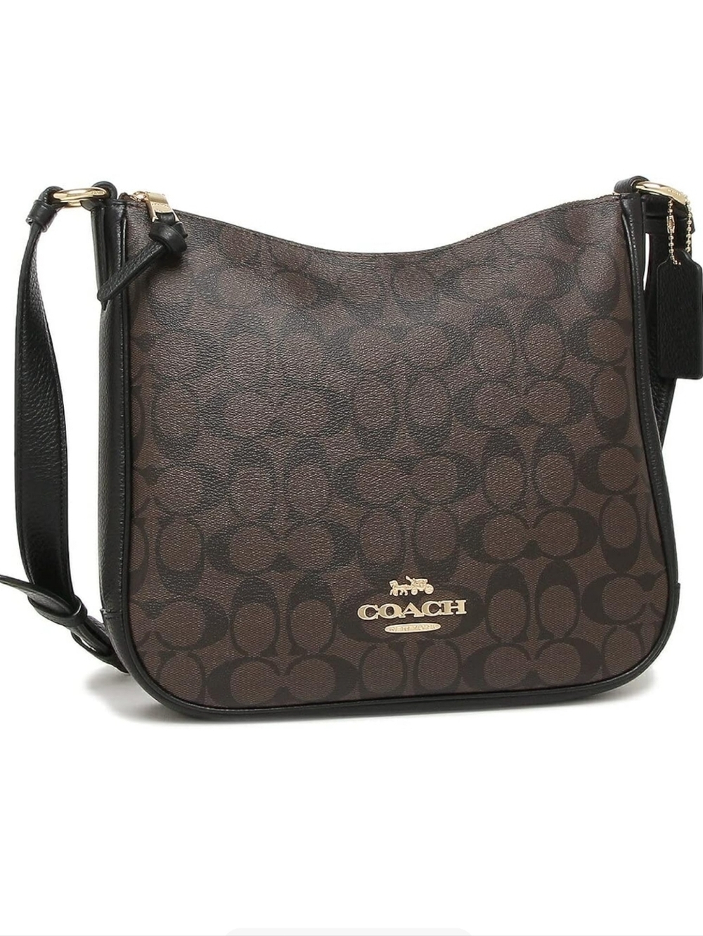 Coach Ellie File Bag in Signature Canvas
